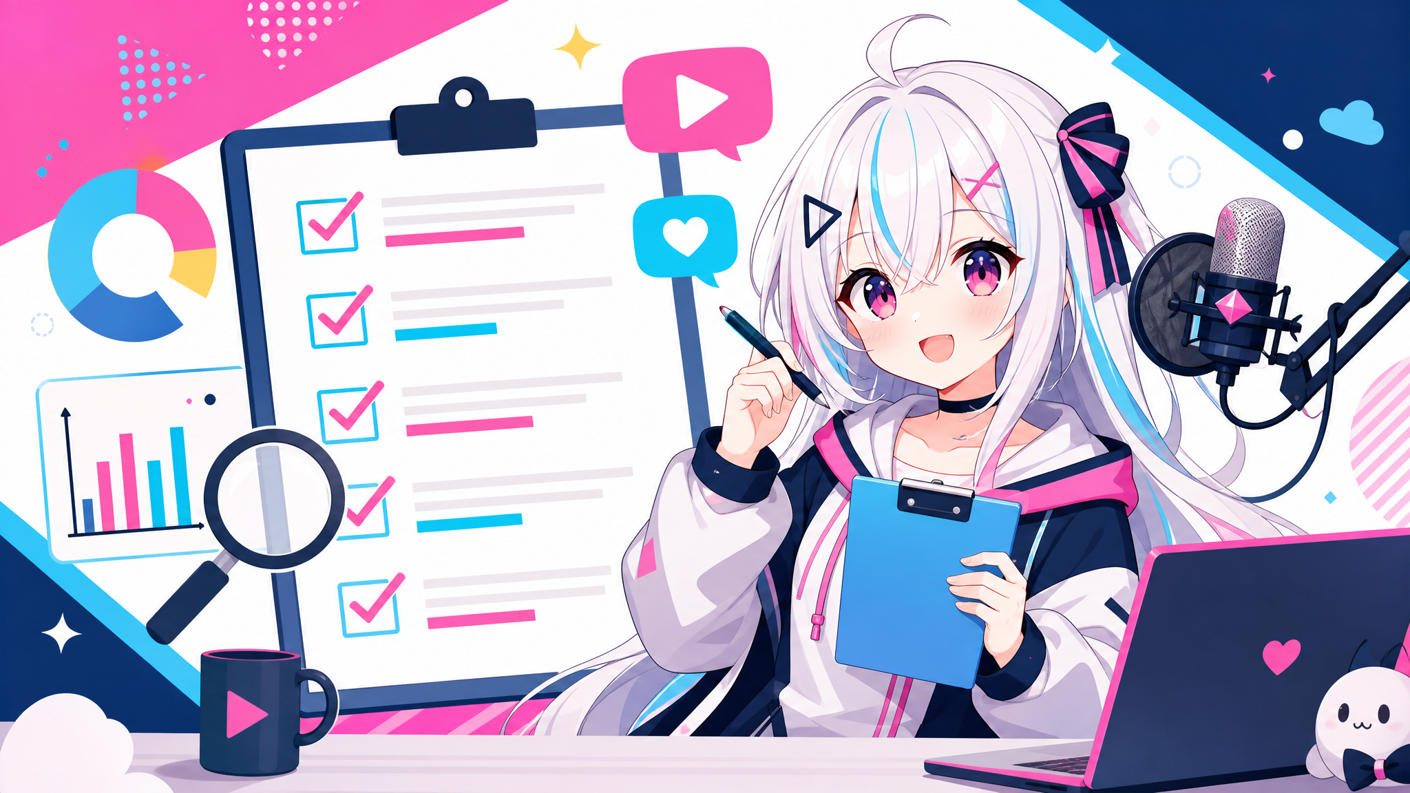 VTuberが伸びない時に見直すチェックリスト の本文イメージ画像 1