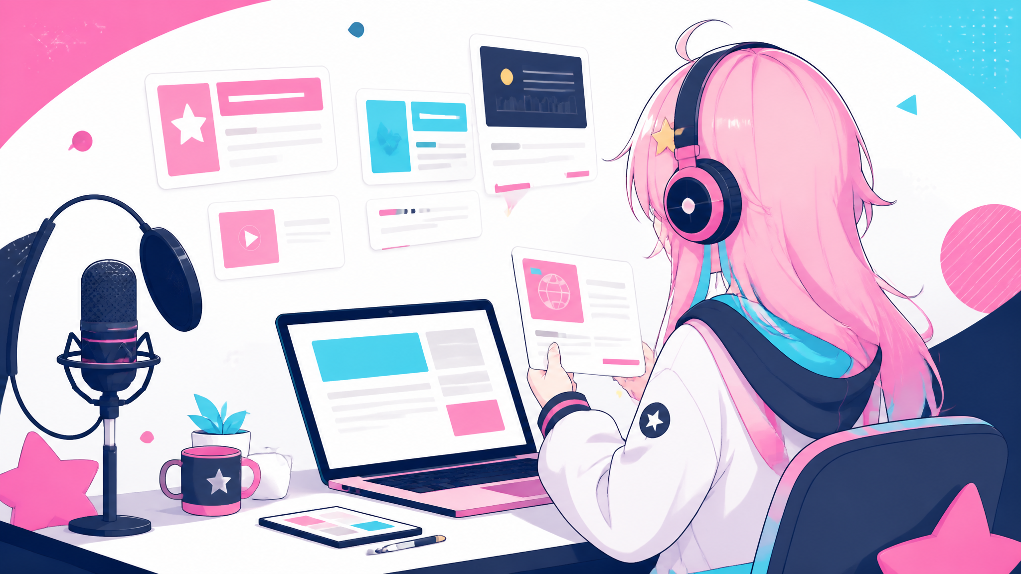 最近のVTuberニュースから見る個人勢が真似しやすい企画の作り方 のアイキャッチ画像