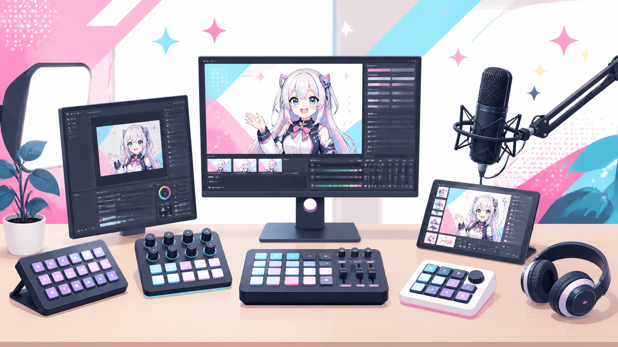 VTuber配信向け操作デバイス5選｜OBS操作とシーン切り替えを楽にする のアイキャッチ画像