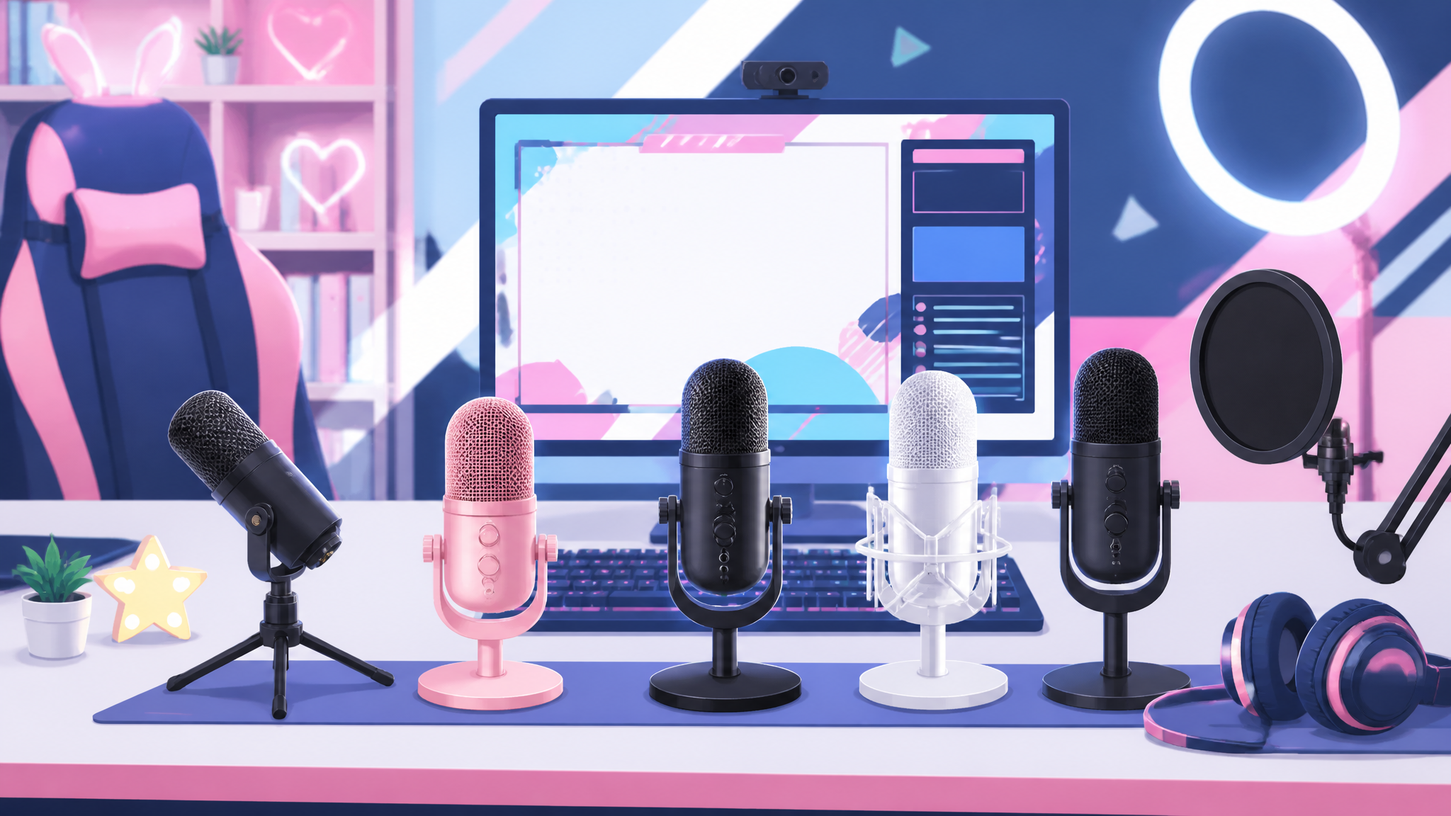 VTuber配信向けマイクおすすめ5選｜声を聞き取りやすくする選び方 のアイキャッチ画像