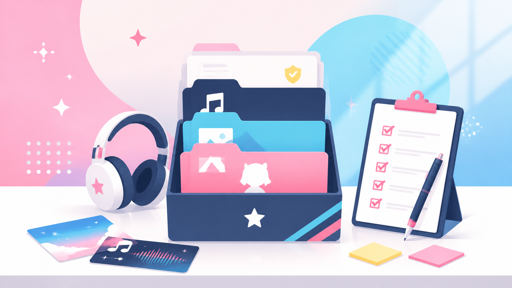 VTuber素材をあとで迷わない保存メモ術｜商用利用・クレジットを1行で残す の本文イメージ画像 1