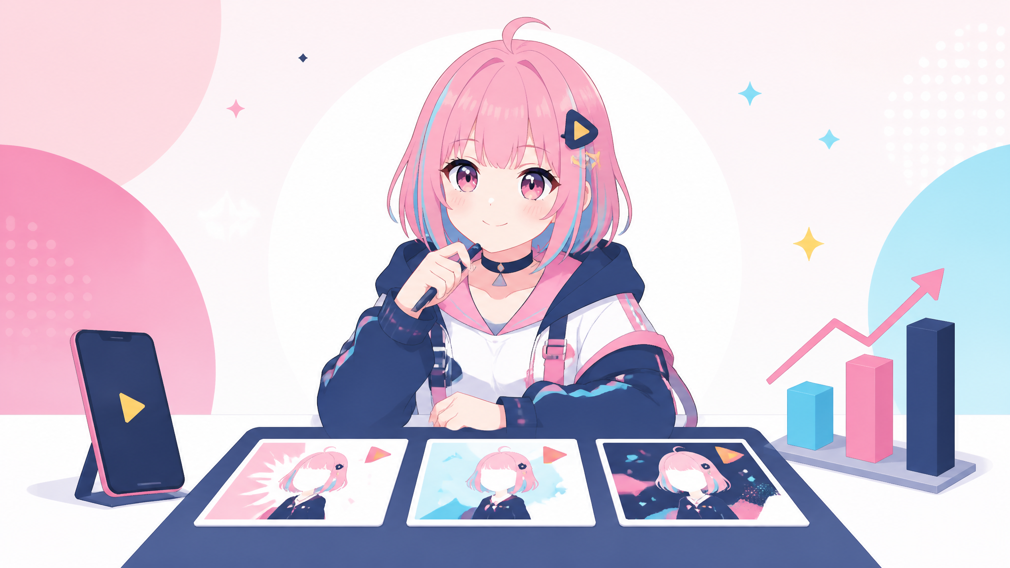 VTuberサムネのクリック率が上がらない本当の理由｜「見つかってるのに押されない」を直す1要素 のアイキャッチ画像