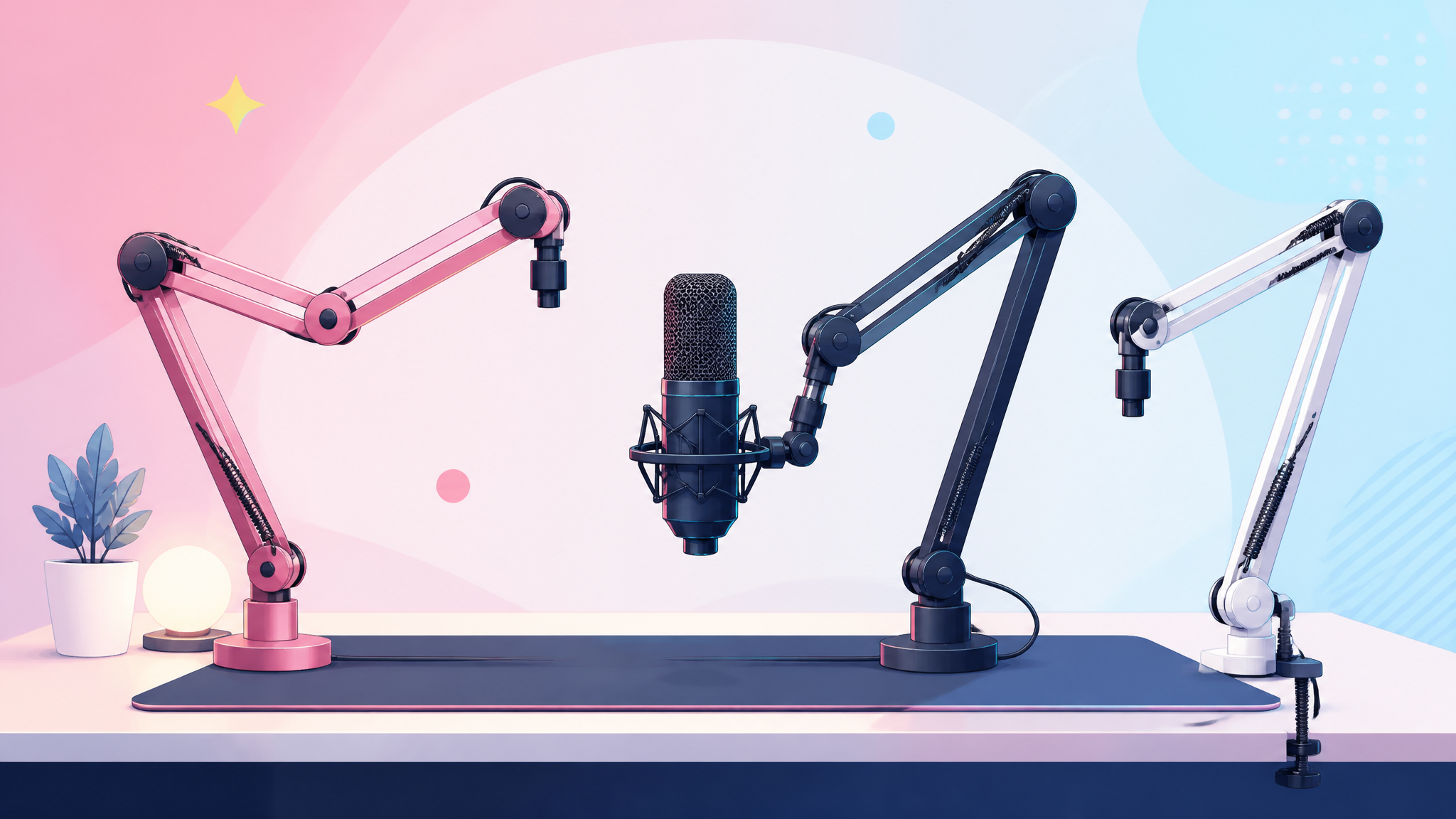 声が安定しないのはマイクのせいじゃない｜VTuber配信向けマイクアーム5選と机回りの整え方 の本文イメージ画像 1