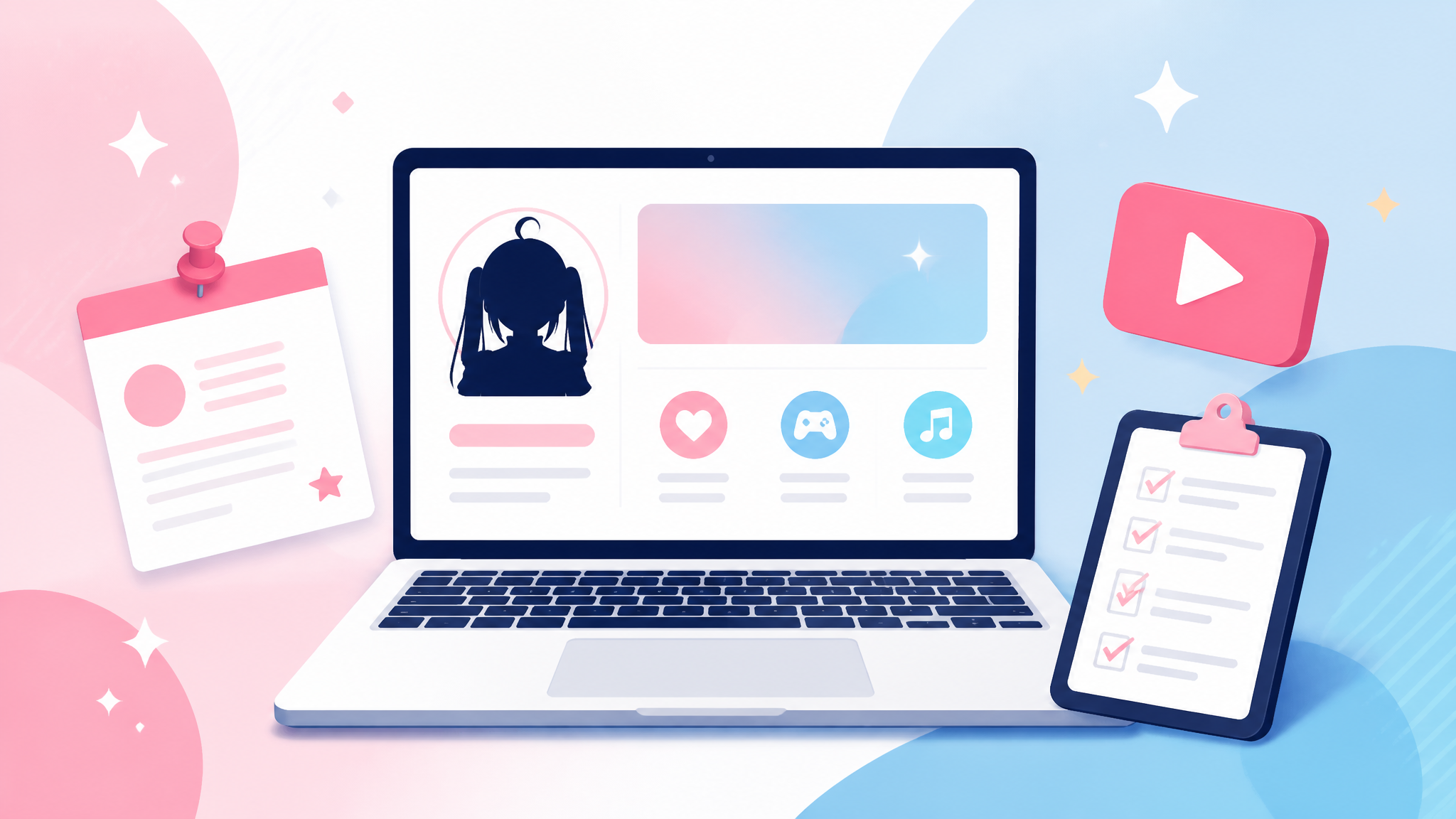 初見さんが迷わず動けるVTuberプロフィール｜「次に見る場所」を1つ決めるだけで離脱が止まる のアイキャッチ画像