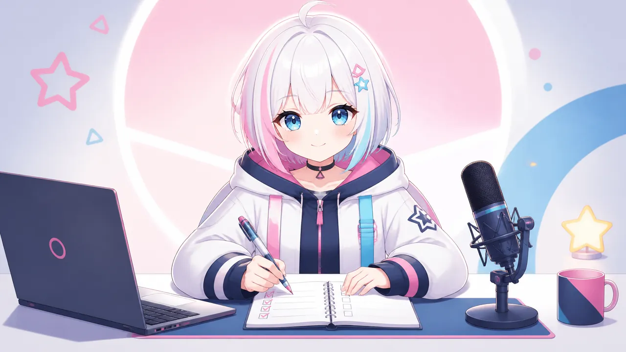 配信後に「感覚だけ」で終わらせると伸び悩む｜VTuber活動の振り返りメモの作り方と数字・感想の分け方 の本文イメージ画像 1