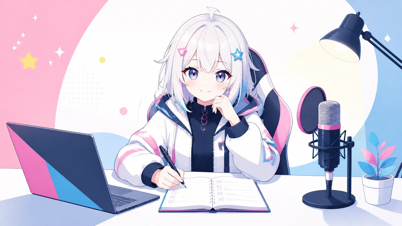配信後に「感覚だけ」で終わらせると伸び悩む｜VTuber活動の振り返りメモの作り方と数字・感想の分け方 のアイキャッチ画像