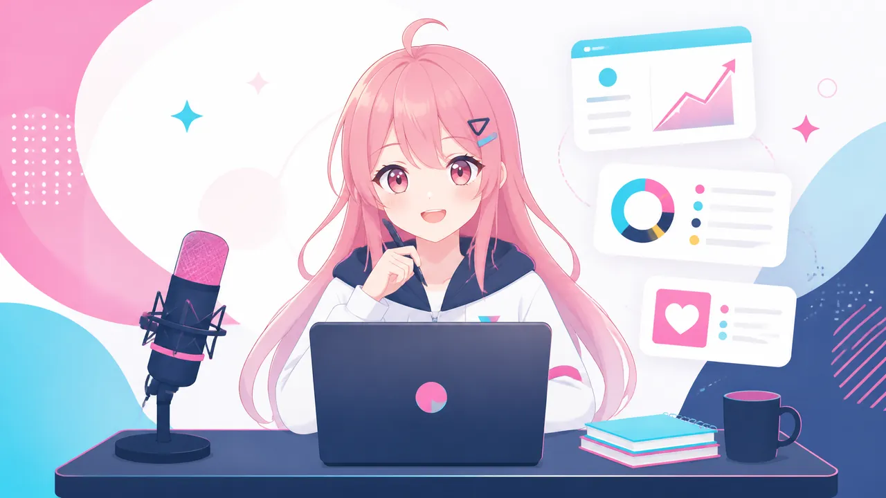 「特化VTuber」が証明した、ゲームも歌もなくていい理由——個人勢のポジション取り術 のアイキャッチ画像