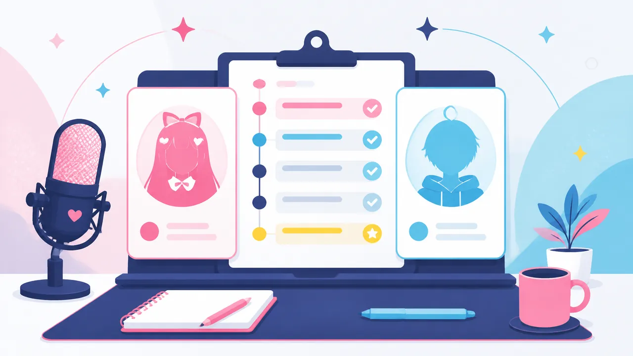 同規模コラボを1本やった後が勝負——個人VTuberが新規を増やす小さな始め方 のアイキャッチ画像