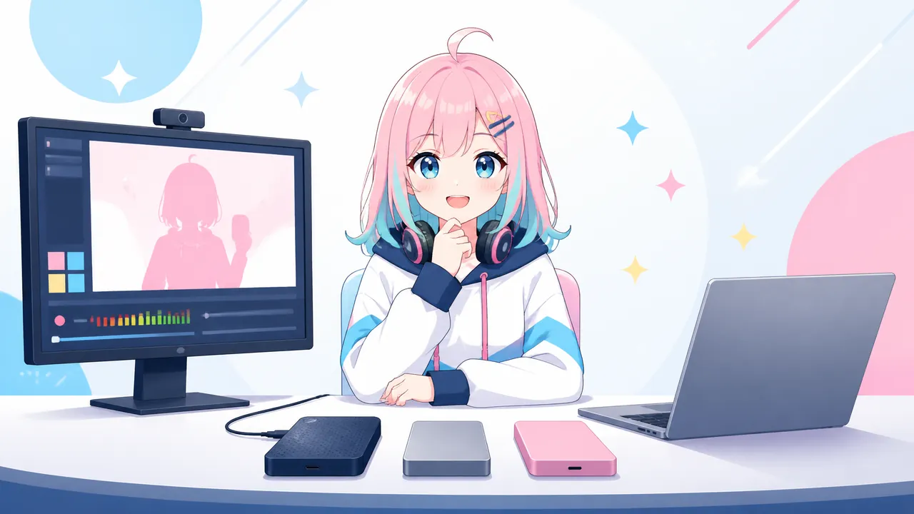 VTuber配信の録画・アーカイブ用SSD5選｜「1TBで足りる」は3ヶ月で崩れる のアイキャッチ画像